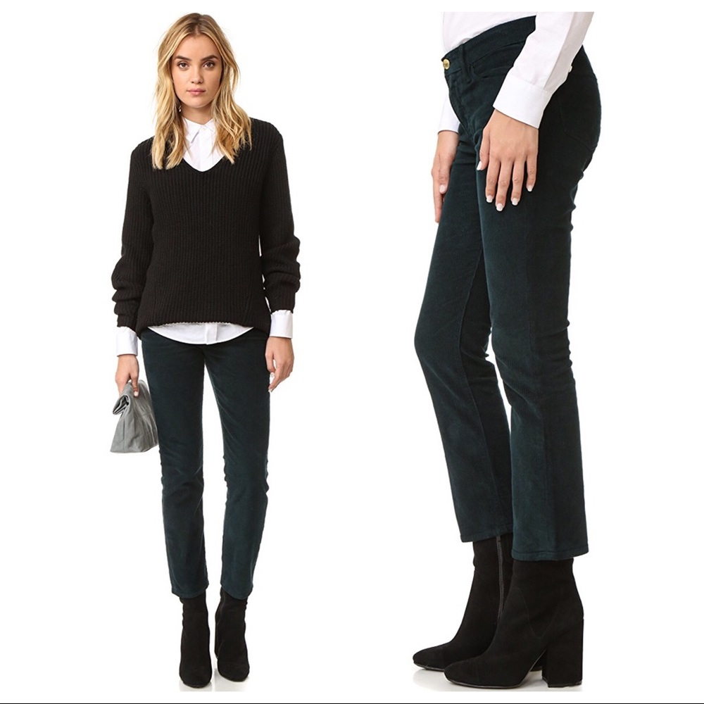 Frame Le High Straight Corduroy Jeans